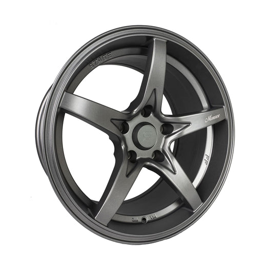 Stage Wheels Monroe 17x9 +12mm 5x114.3 CB: 73.1 Color: Matte Gun Metal