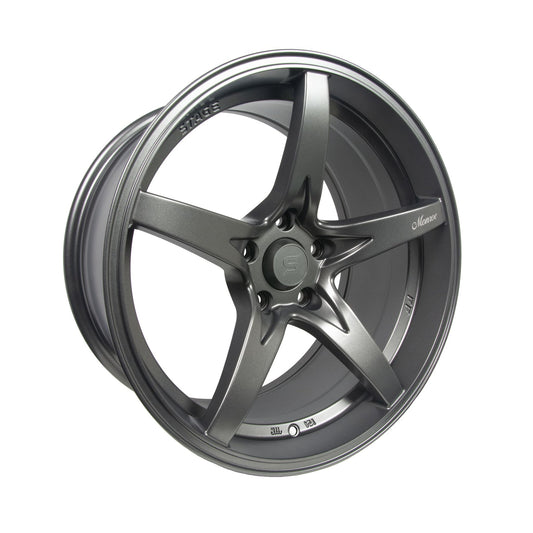 Stage Wheels Monroe 18x9 +22mm 5x114.3 CB: 73.1 Color: Matte Gun Metal