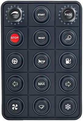 Link CAN Keypad 15 Button + 2 Rotary Encoders