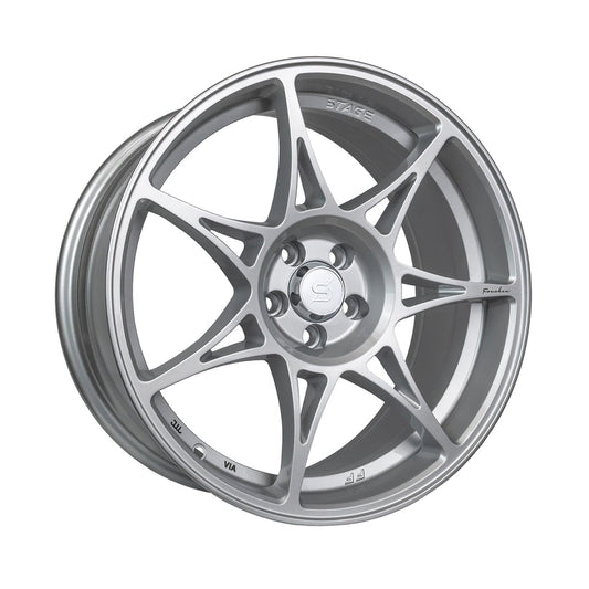 Foushee 18x9.5 +22mm 5x114.3 CB: 73.1 Color: Liquid Silver