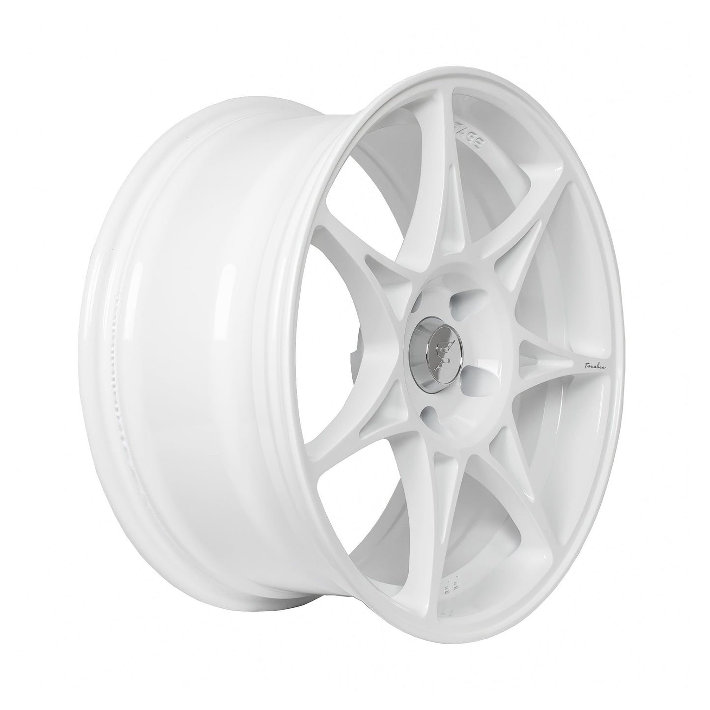 Foushee 18x8.5 +35mm 5x114.3 CB: 73.1 Color: White